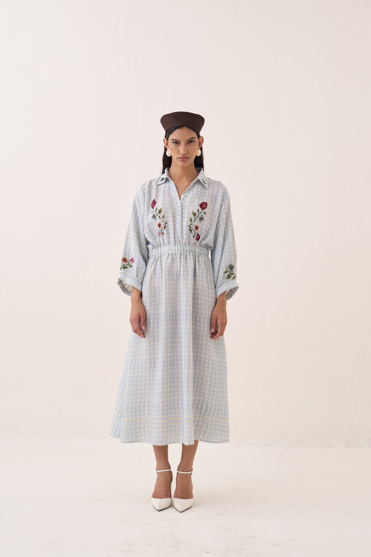 Gingham Poem Dress - view 5