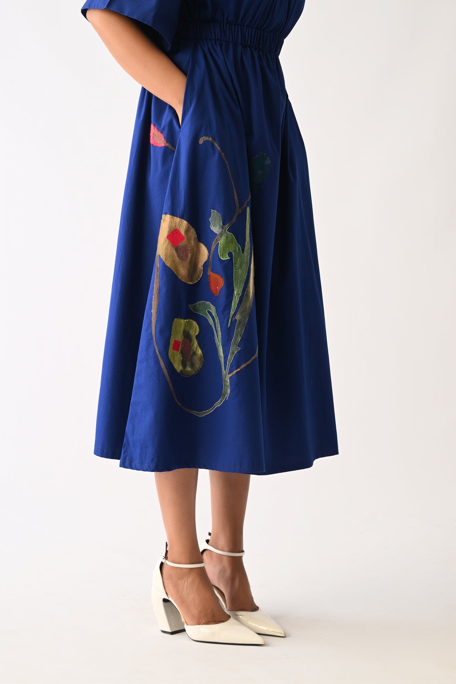 Botanica RB Poem Aline Appliqué Dress