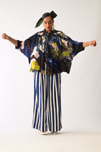 Cobalis Pintuck Shirt Set