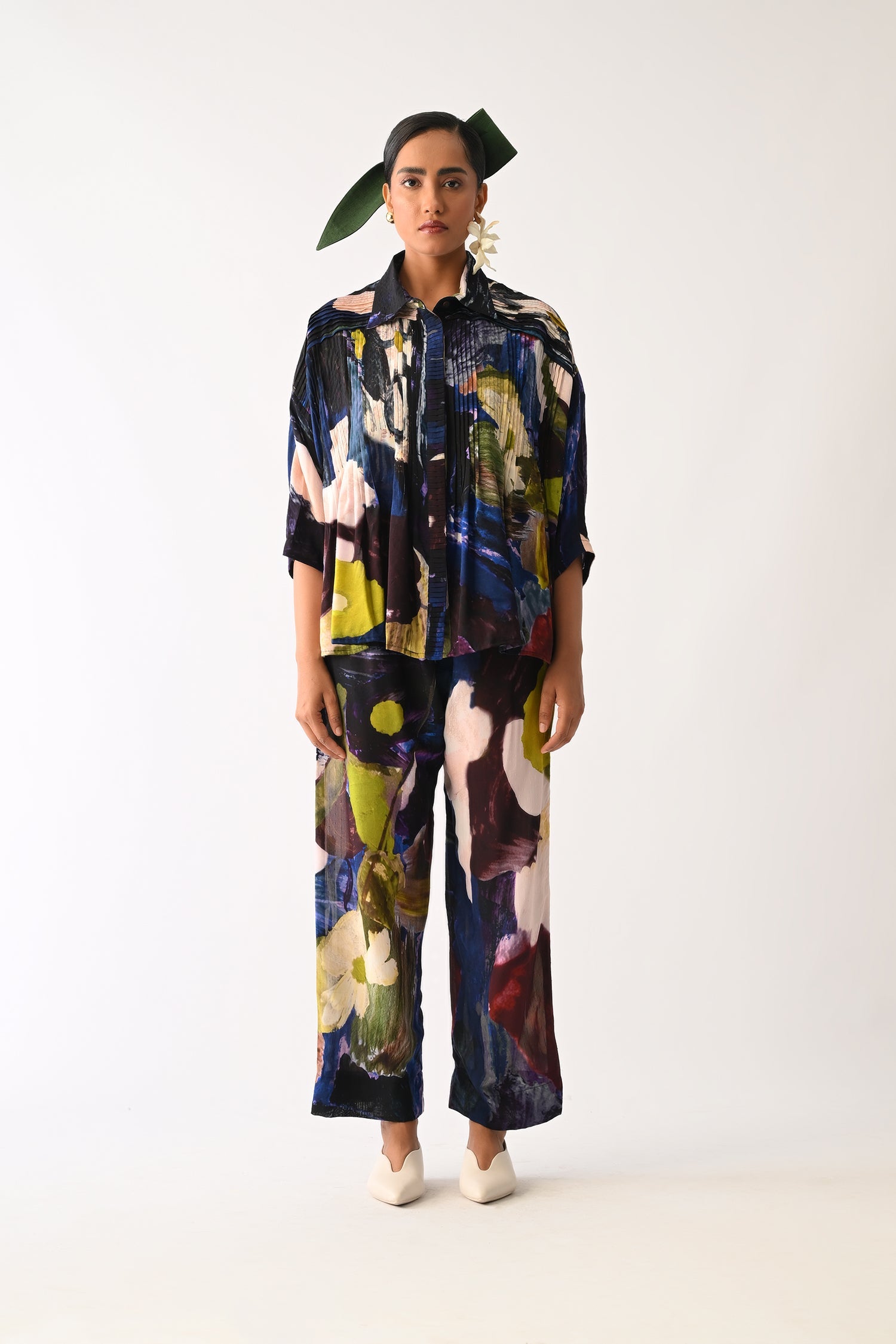 Cobalis Pintuck Shirt