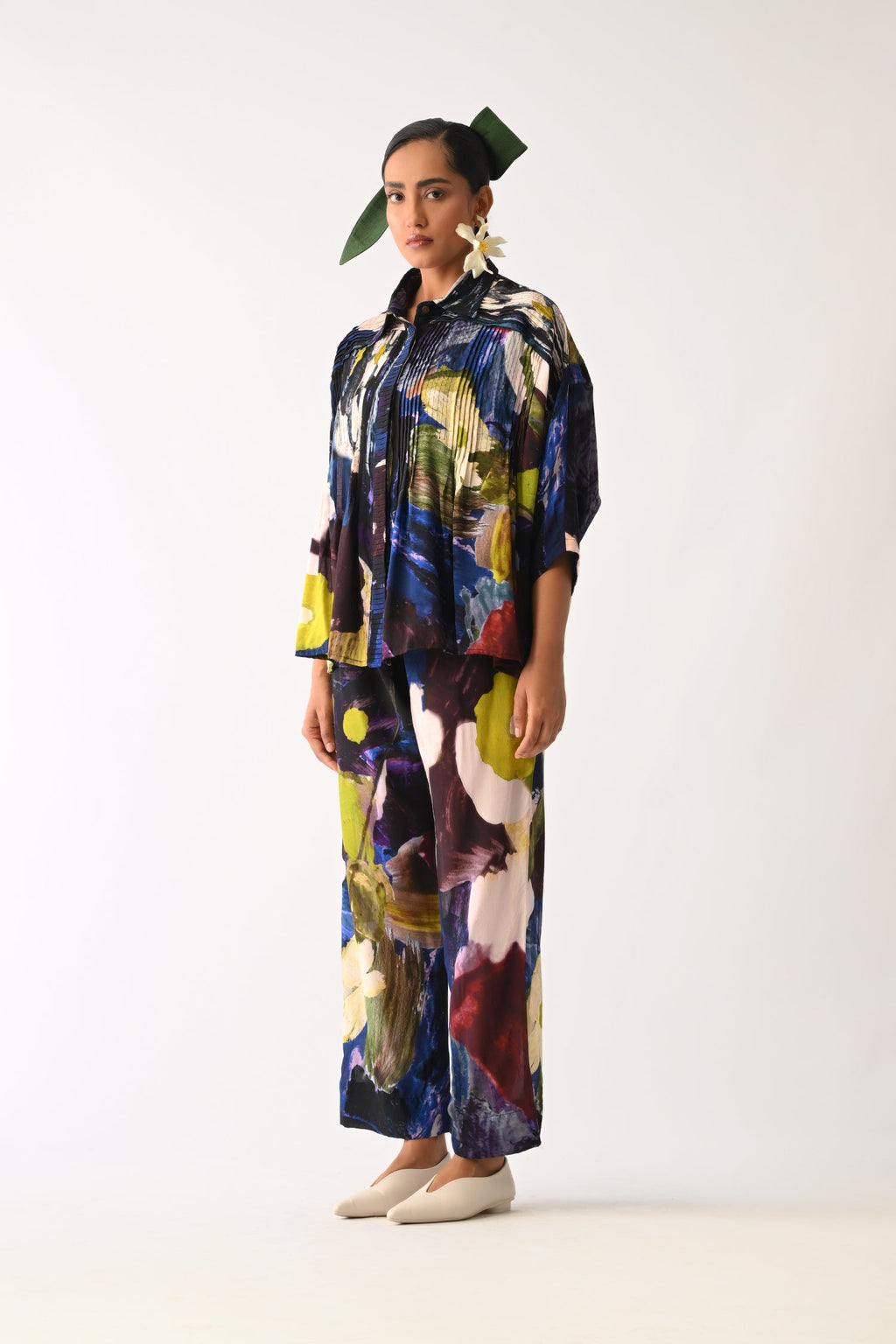 Cobalis Pintuck Shirt