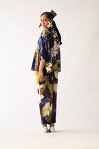 Cobalis Pintuck Shirt Set