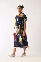 Cobalis Kaftan Dress Set