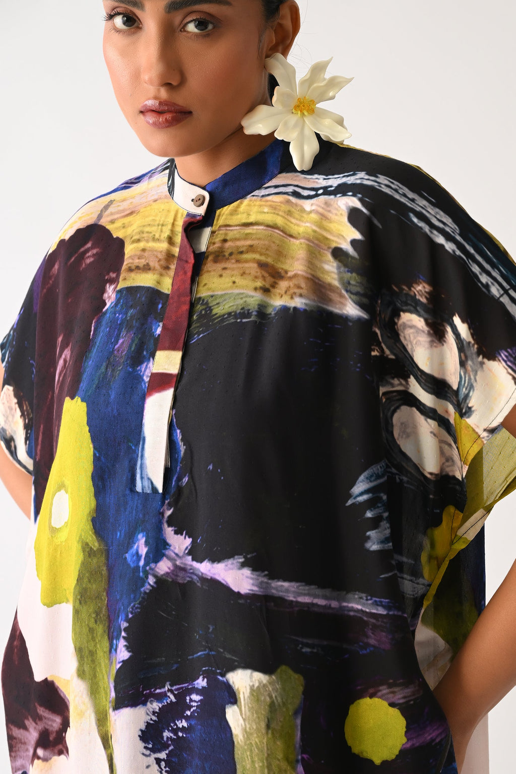 Cobalis Kaftan Dress Set