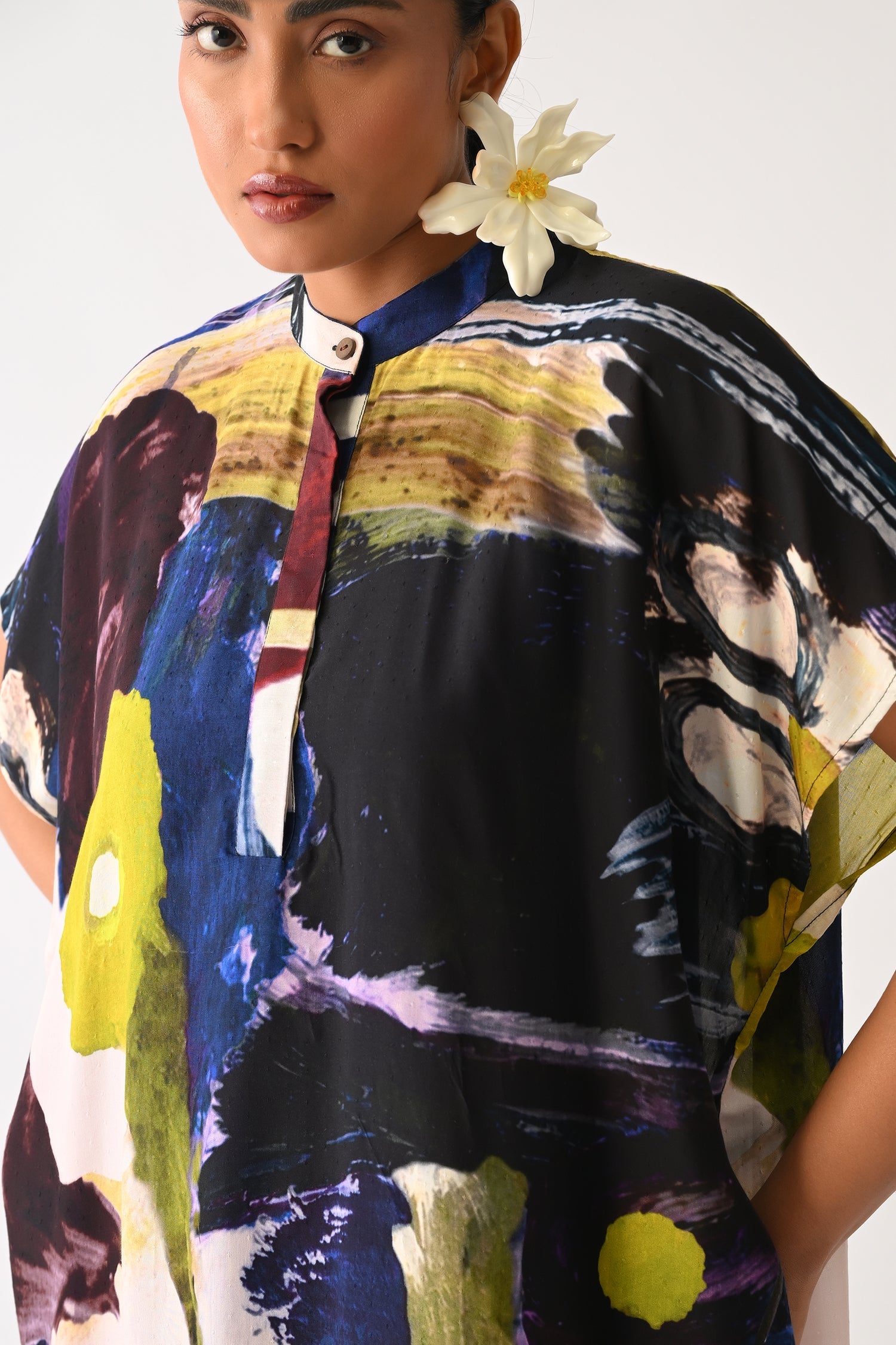 Cobalis Kaftan Dress Set