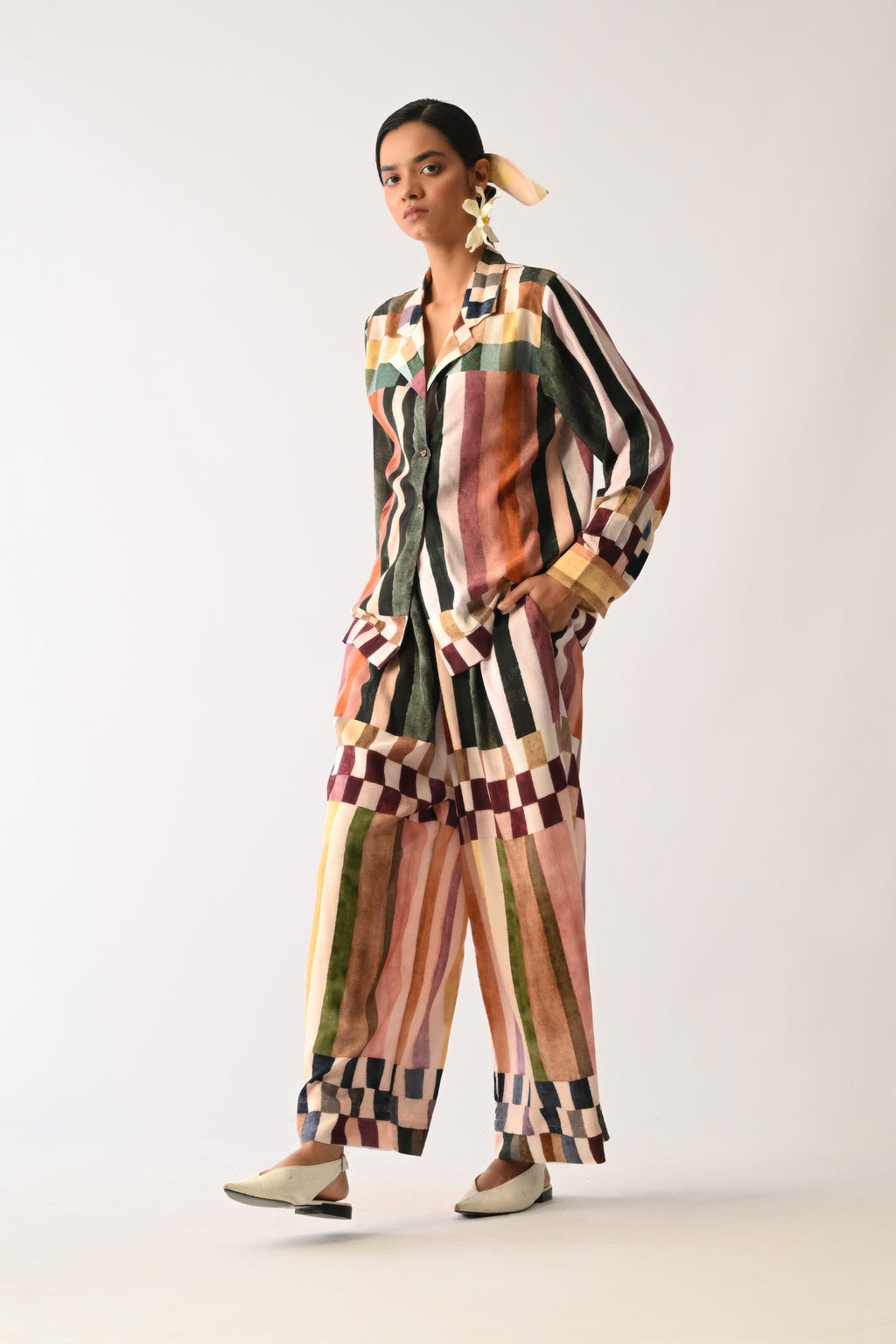 MOSaic Cuban Collar Shirt Set