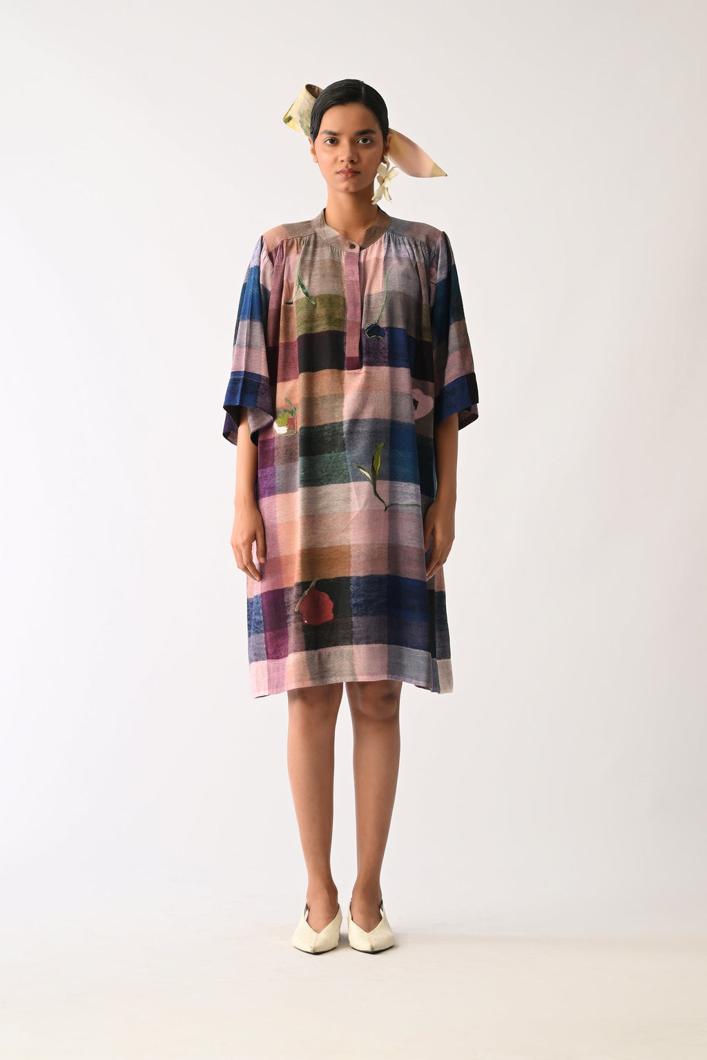 Afterglow Beach Appliqué Dress