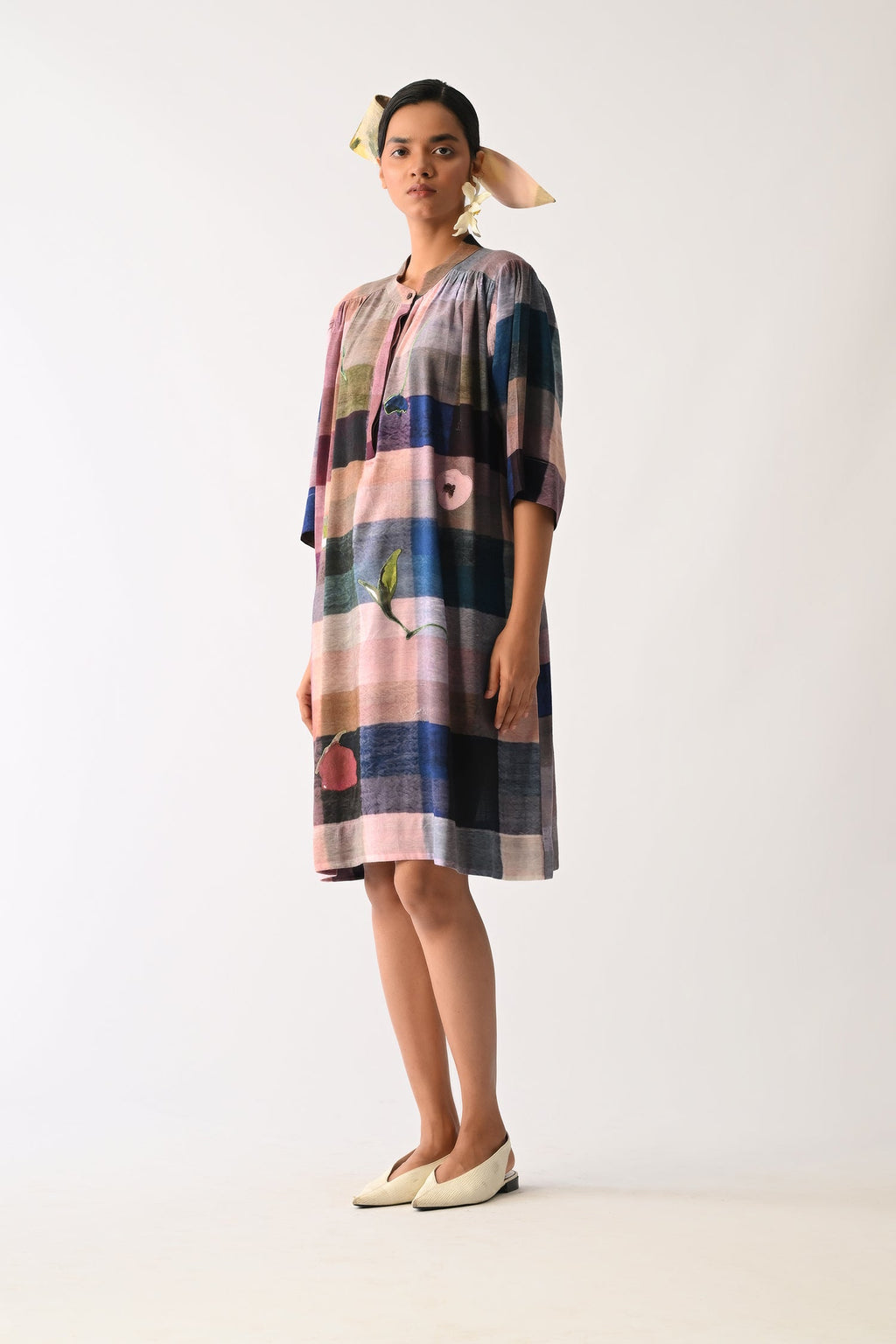 Afterglow Beach Appliqué Dress