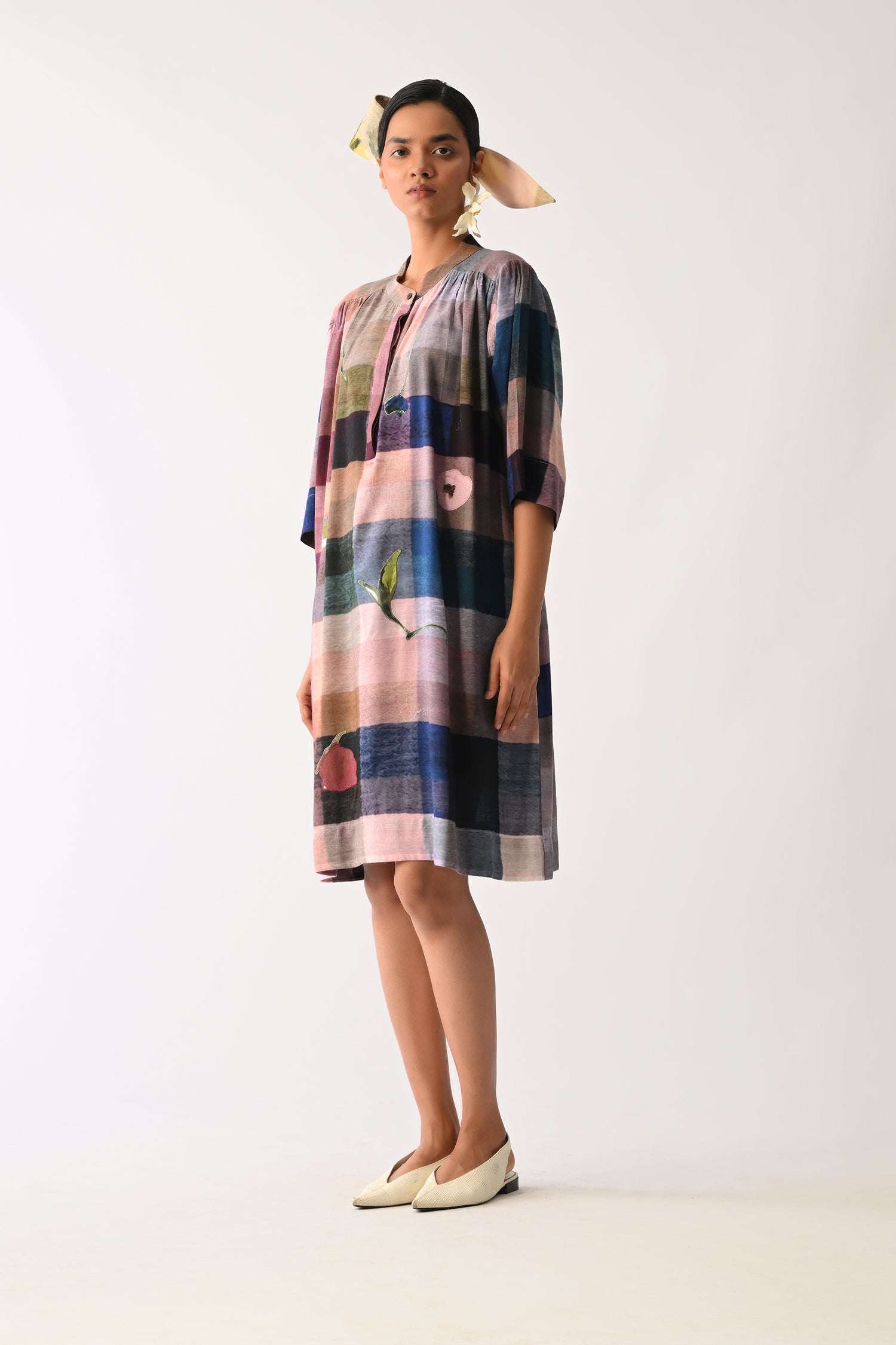 Afterglow Beach Appliqué Dress