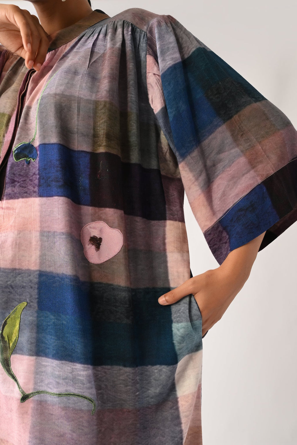 Afterglow Beach Appliqué Dress