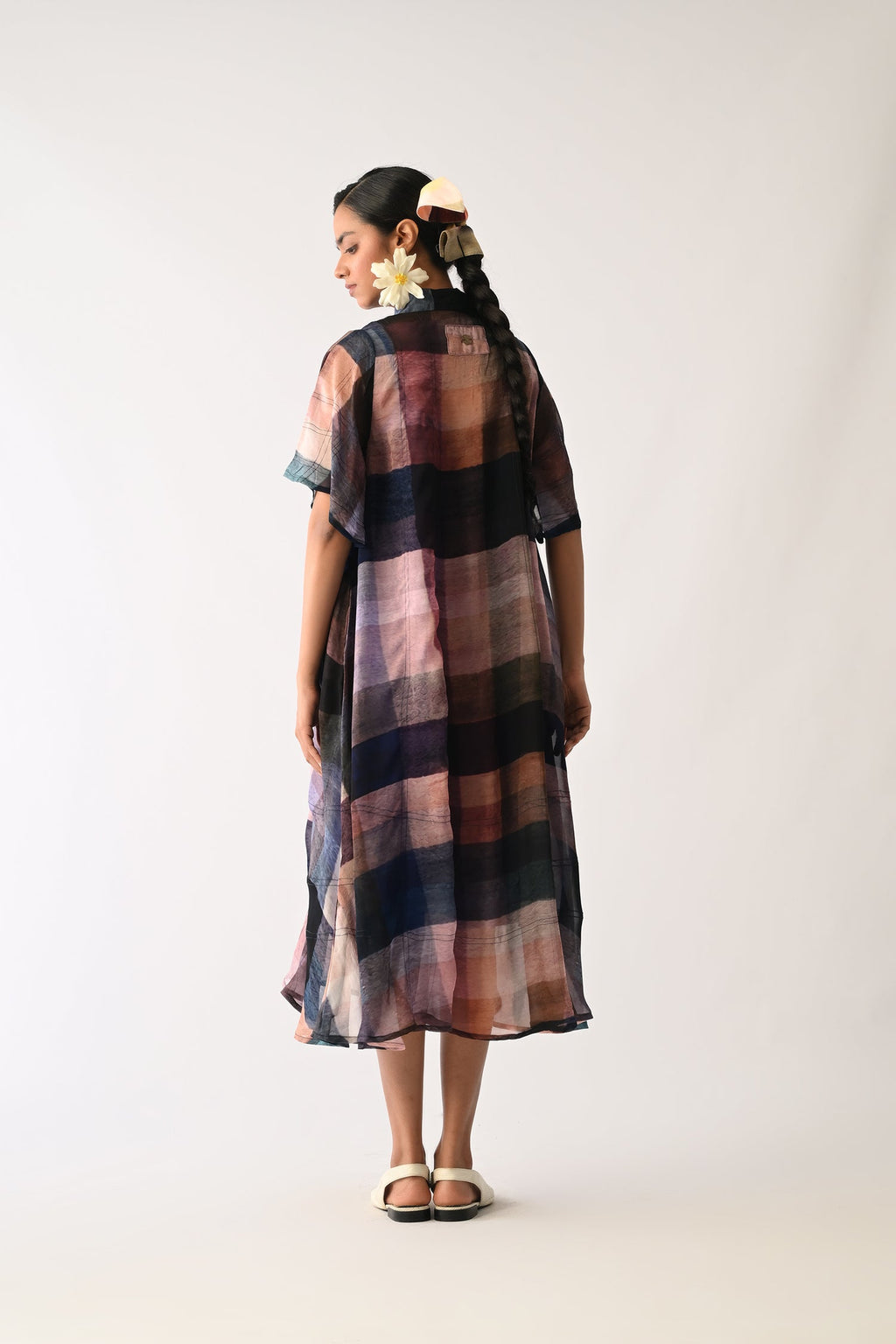 Afterglow Overlay Appliqué Dress Set
