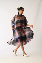Afterglow Overlay Appliqué Dress Set