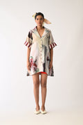Halo Trench Aline Short Dress
