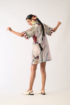 Halo Trench Aline Short Dress