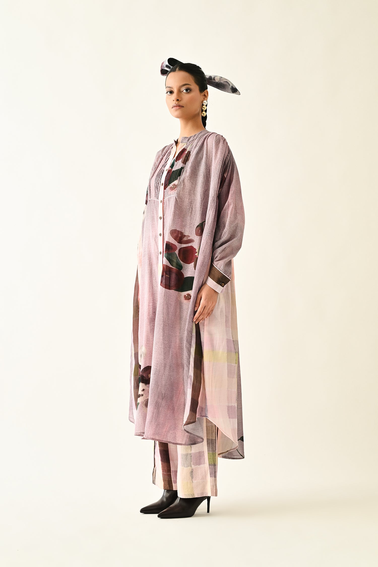 Dusk Pink Thistle Dress