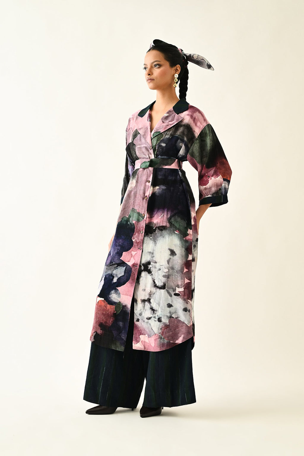 Twilight Bloom Trench Set