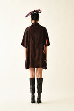 Earth Bloom Aline Short Dress