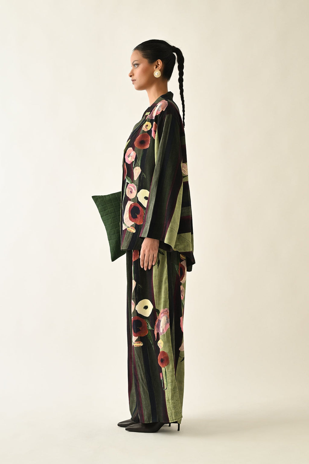 MOSs Stripes Jacket Set