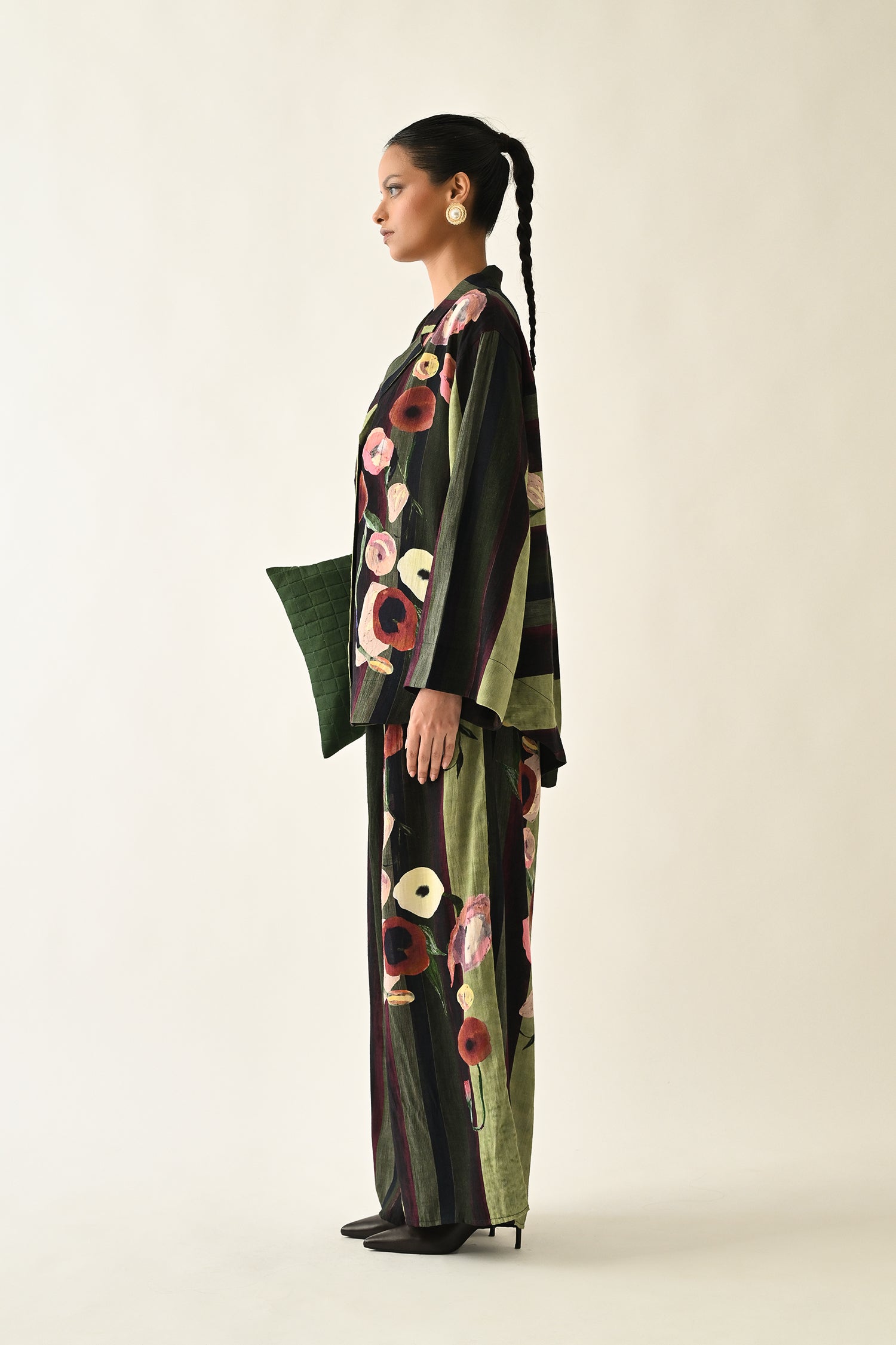 MOSs Stripes Jacket Set