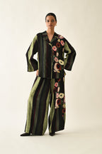Moss Stripes PP Pant
