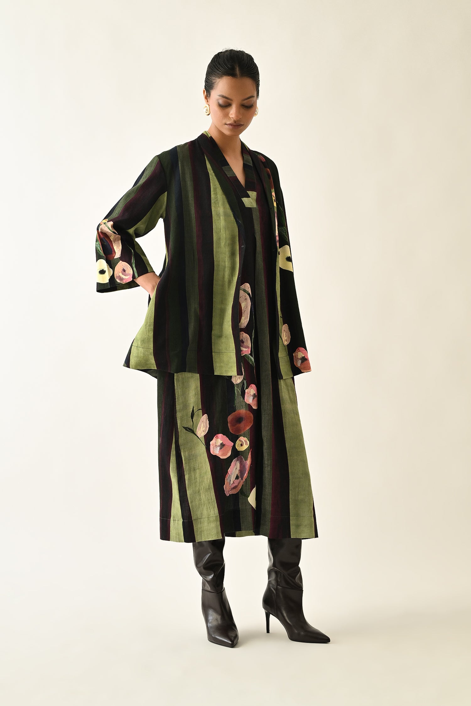 MOSs Stripes  Aline Set