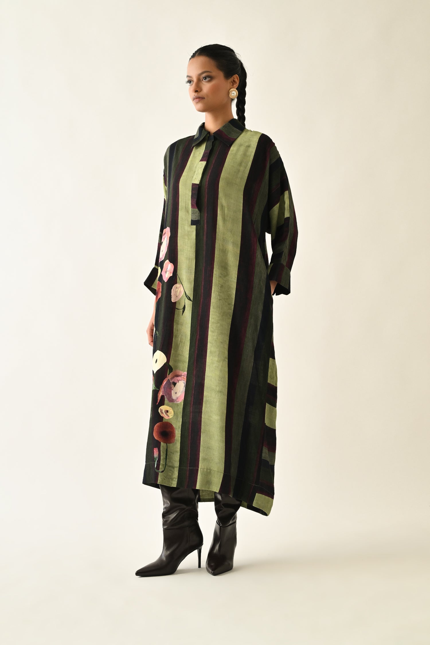 Moss Stripes MH Dress