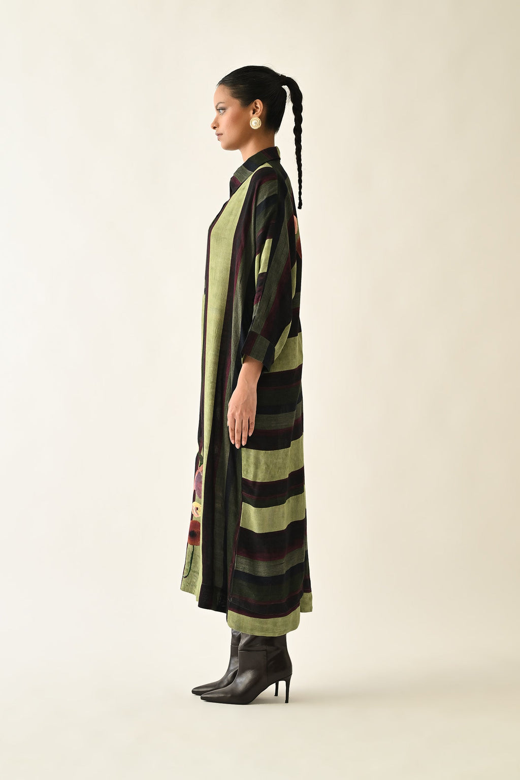 Moss Stripes MH Dress