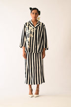 Revolt B&W Midi Skirt