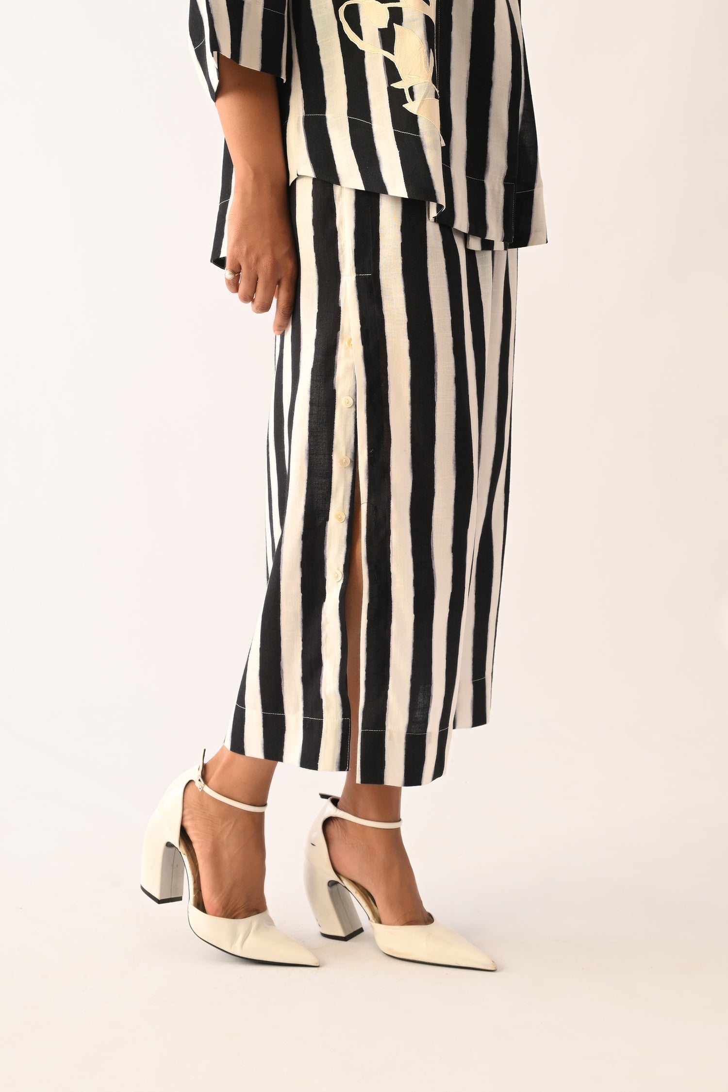 Revolt B&W Midi Skirt