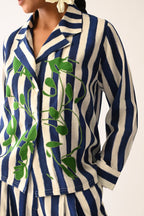 Revolt RB Cuban Collar Appliqué Shirt Set