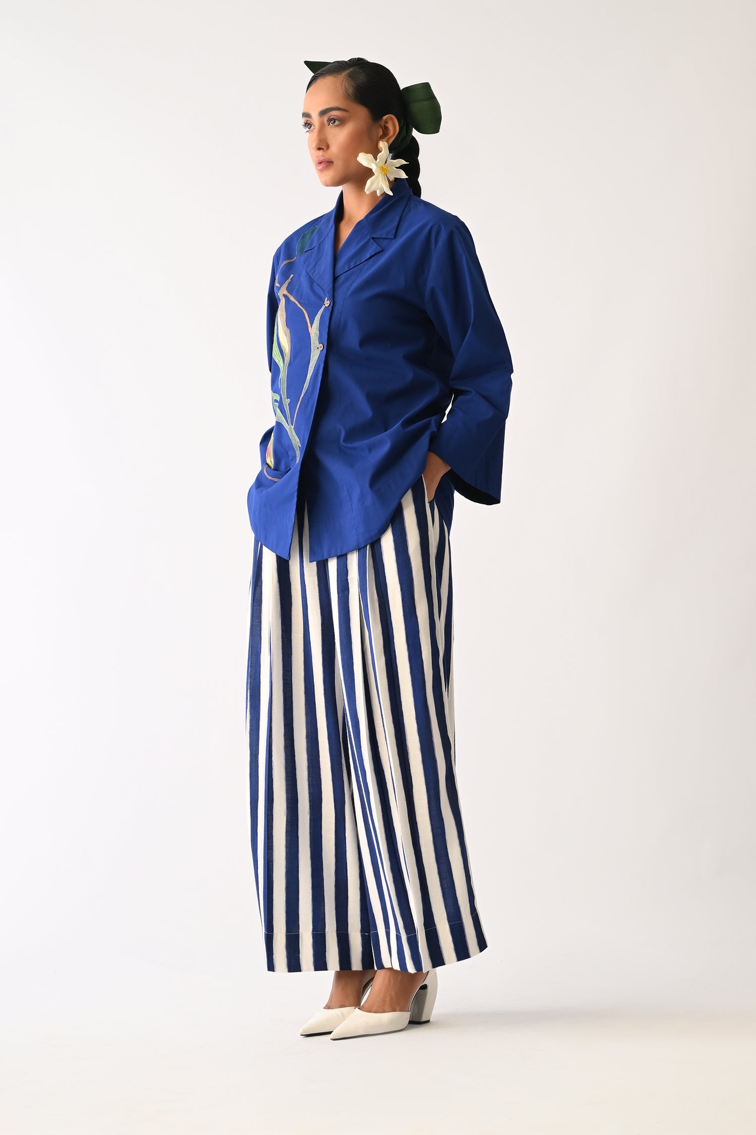 Botanica-Revolt RB Psyflora Appliqué Shirt Set