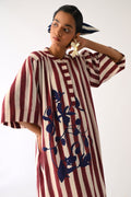 Revolt Bric Beach Appliqué Dress