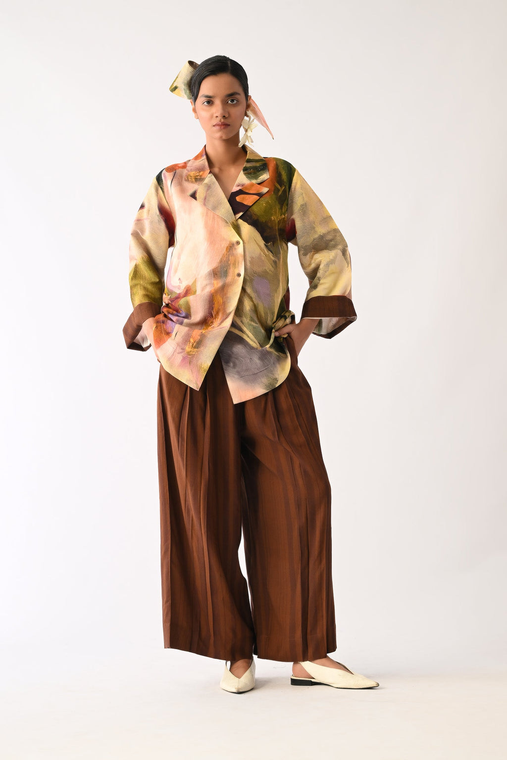 Pollen Psyflora Shirt Set
