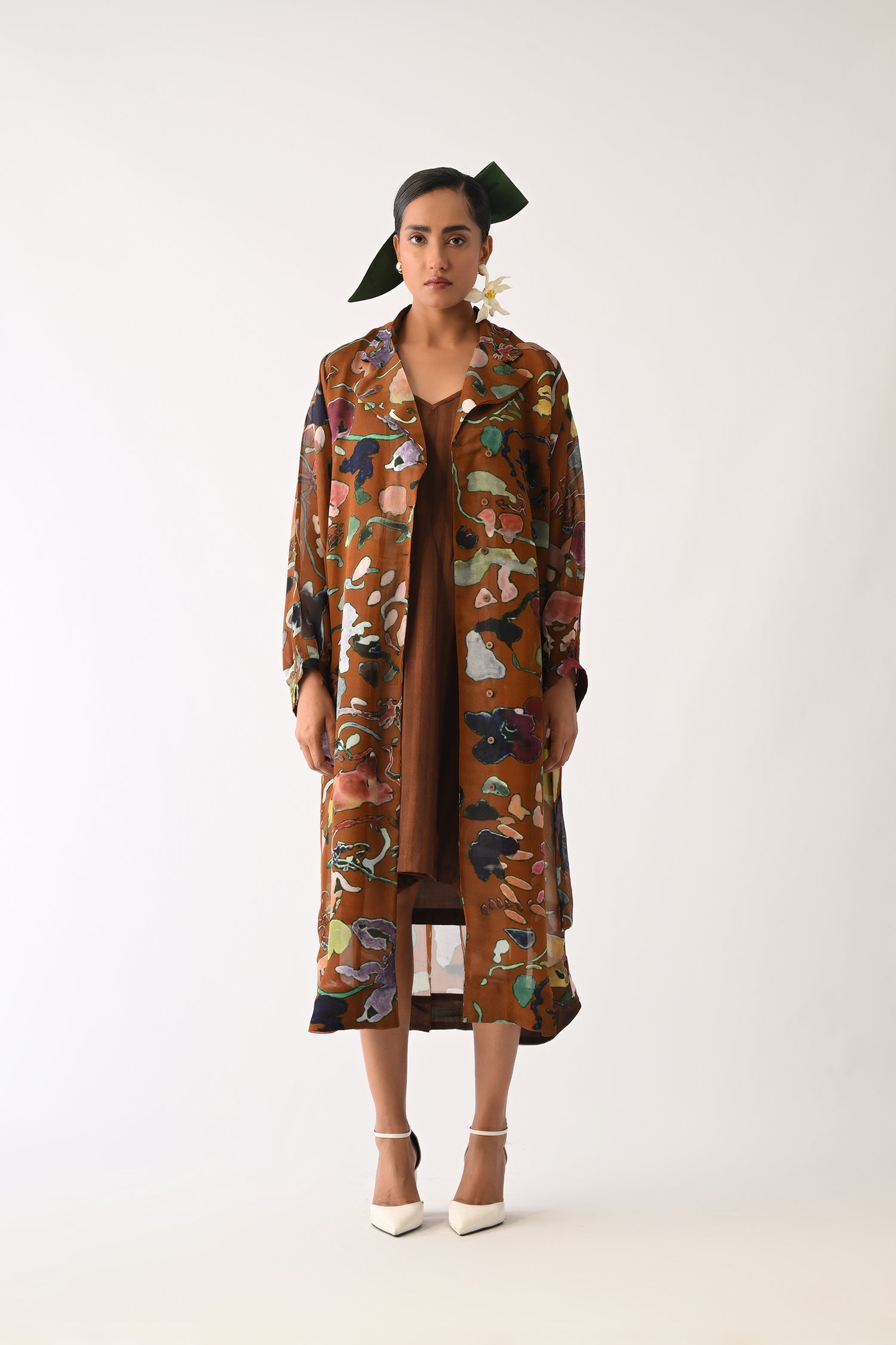 Luminia Brown Wrap Set
