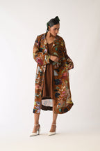 Luminia Brown Wrap Set