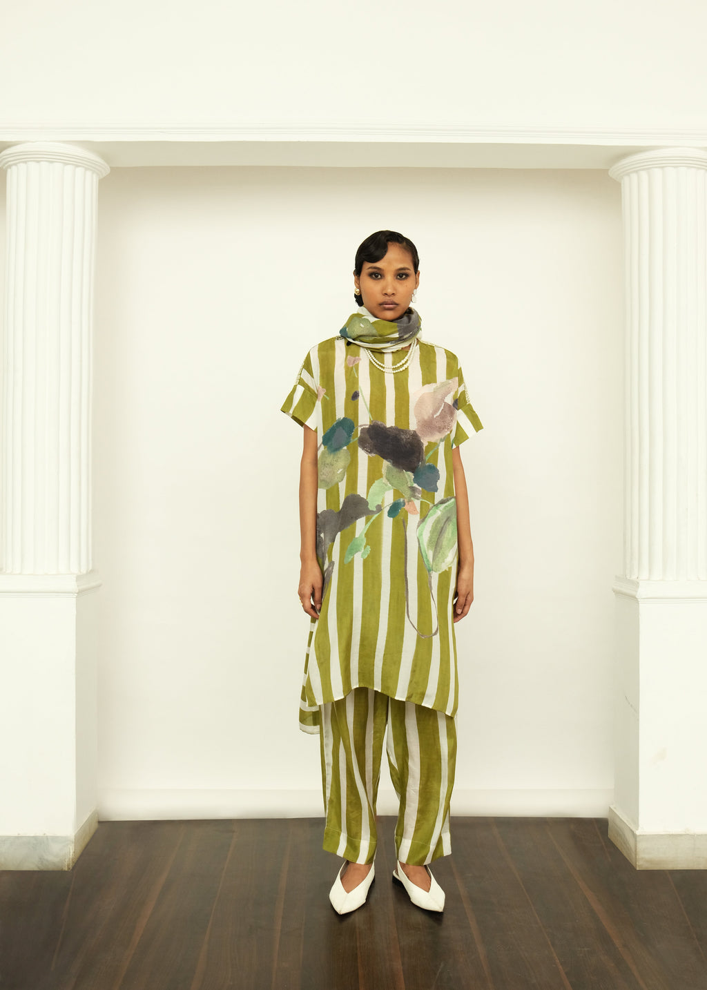 Olivia Stripe Tapered Pants
