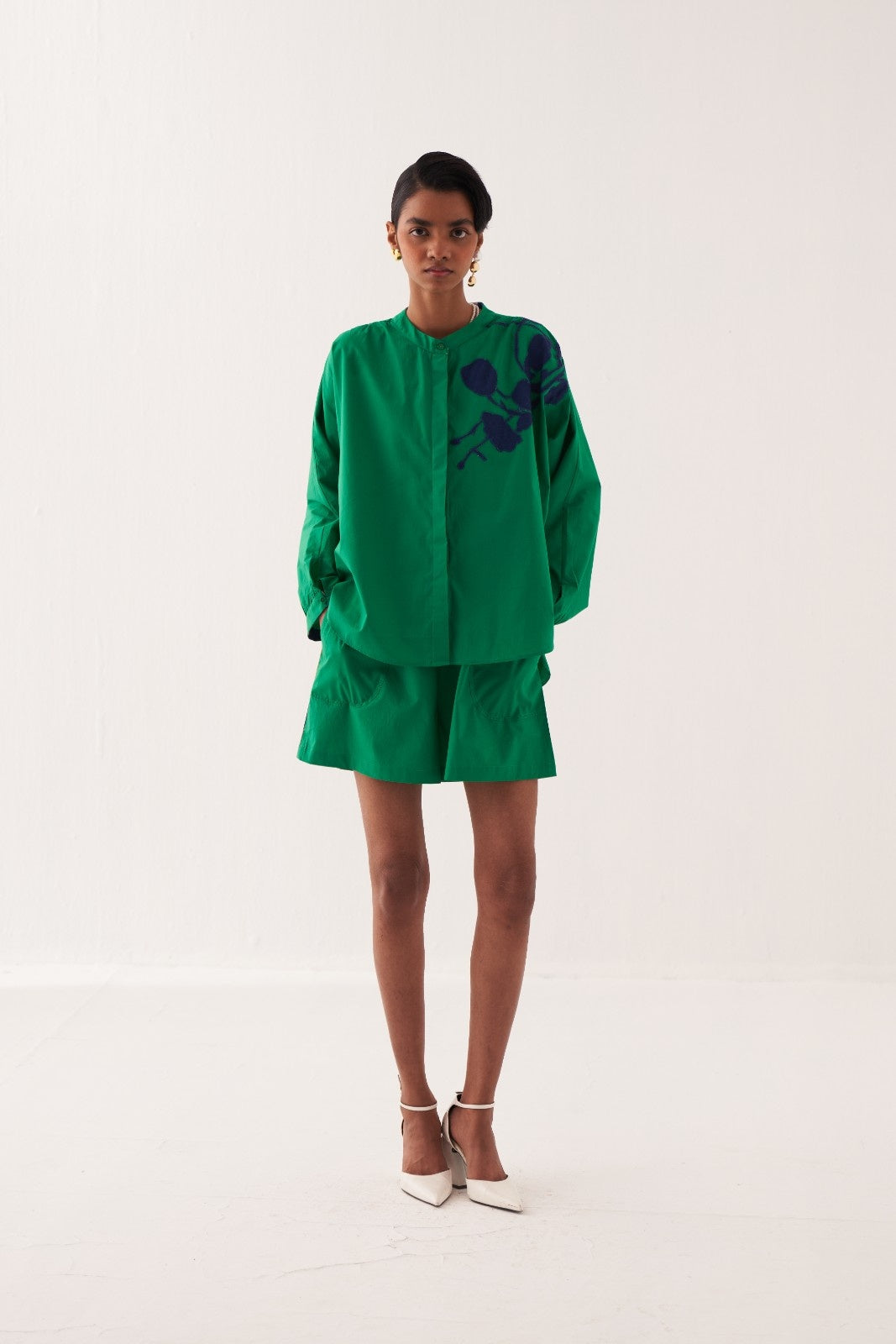 Emerald Applique Shirt