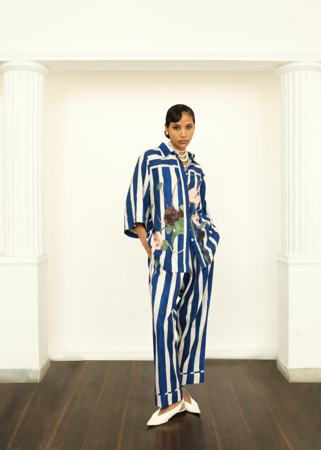 Prussian Stripes Shirt Set