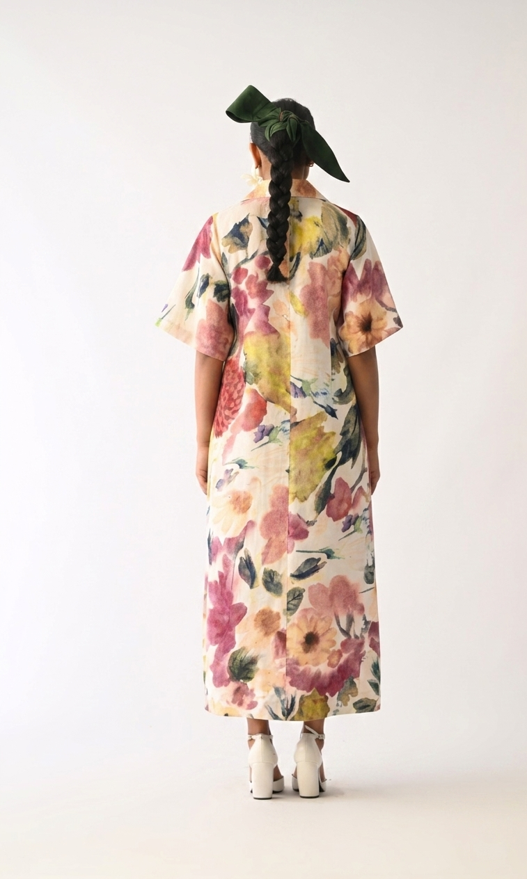 Liberty Ivory Cuban Aline Dress
