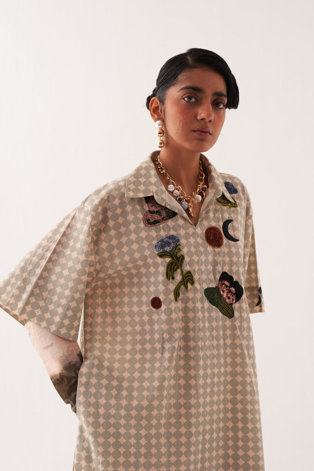 Frida Embroidered MH Dress