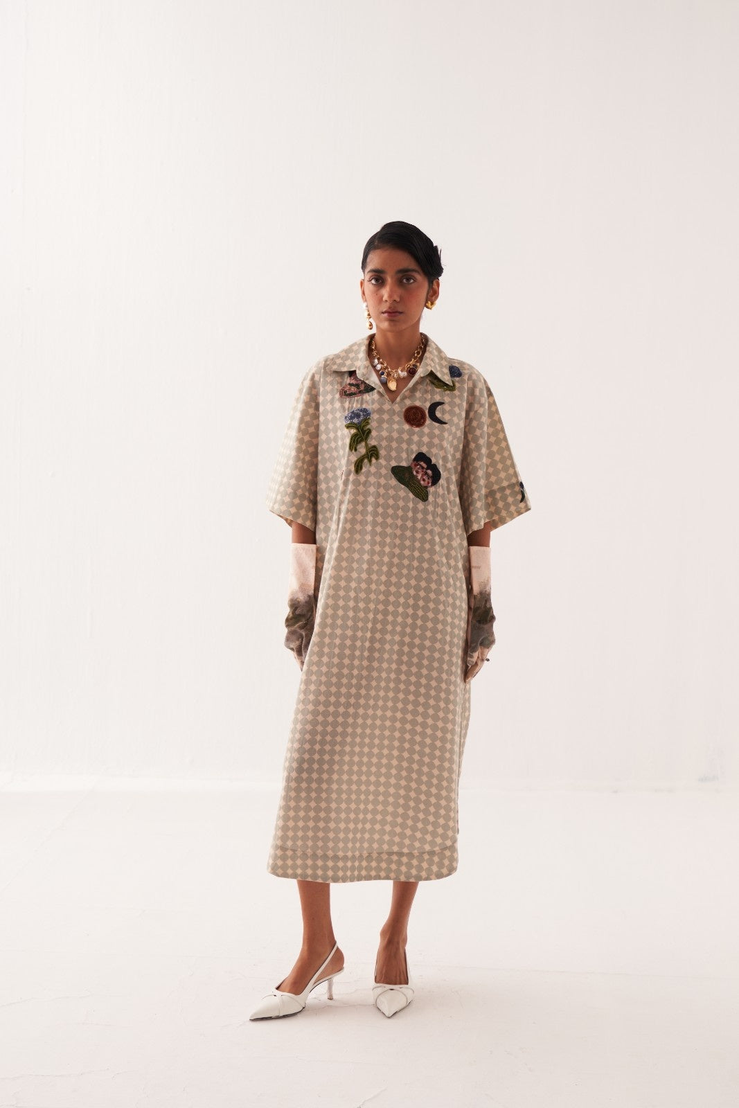 Frida Embroidered MH Dress