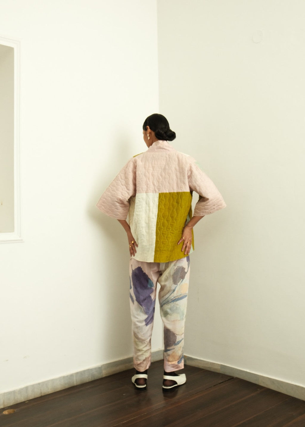 Poem Quilted Kimono Jacket
