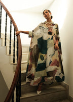 Moonbloom Ivory Drape Dress