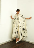 Hand-Painted BWC Drape Dress