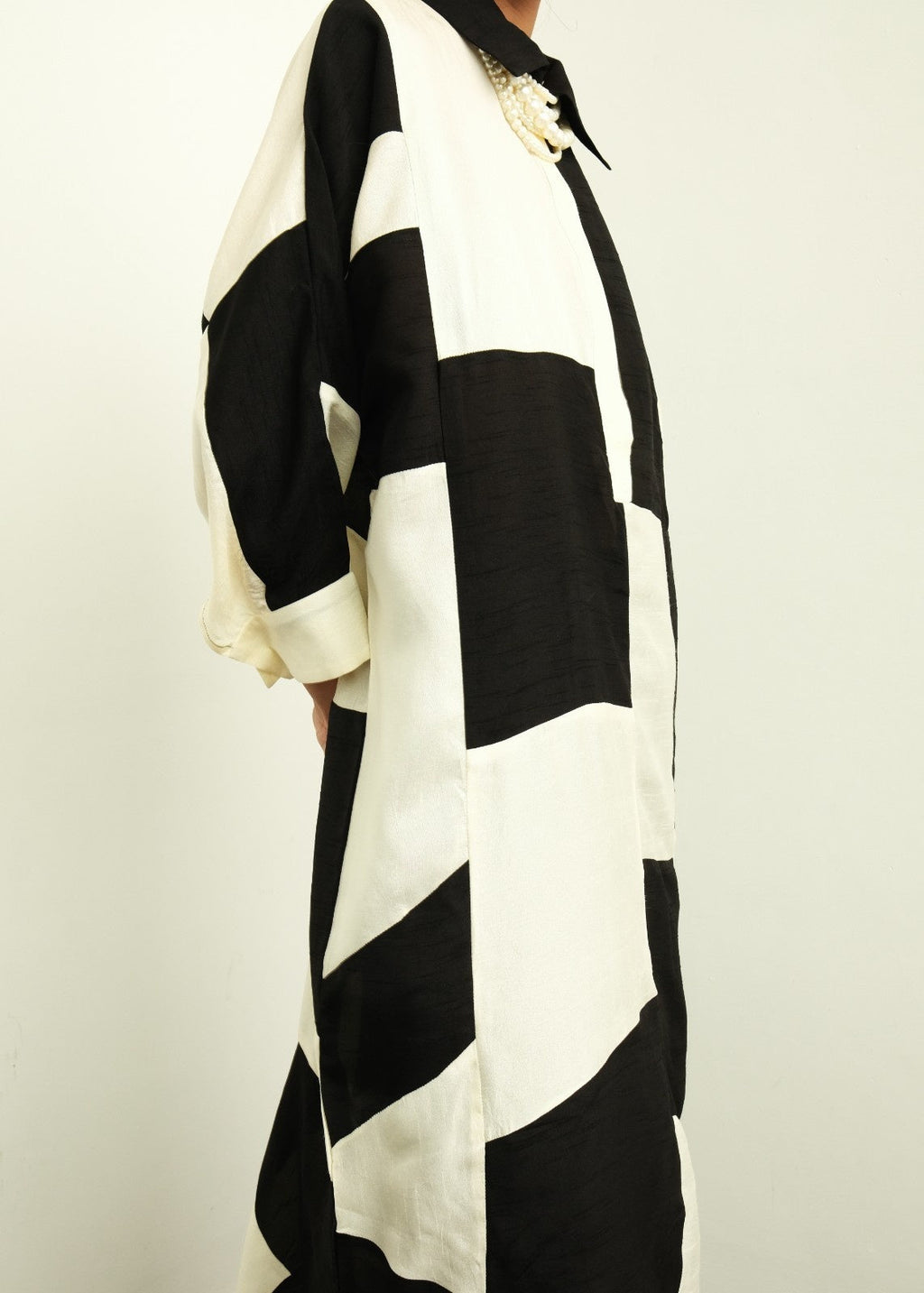 Stardust Silk Patchwork Dress