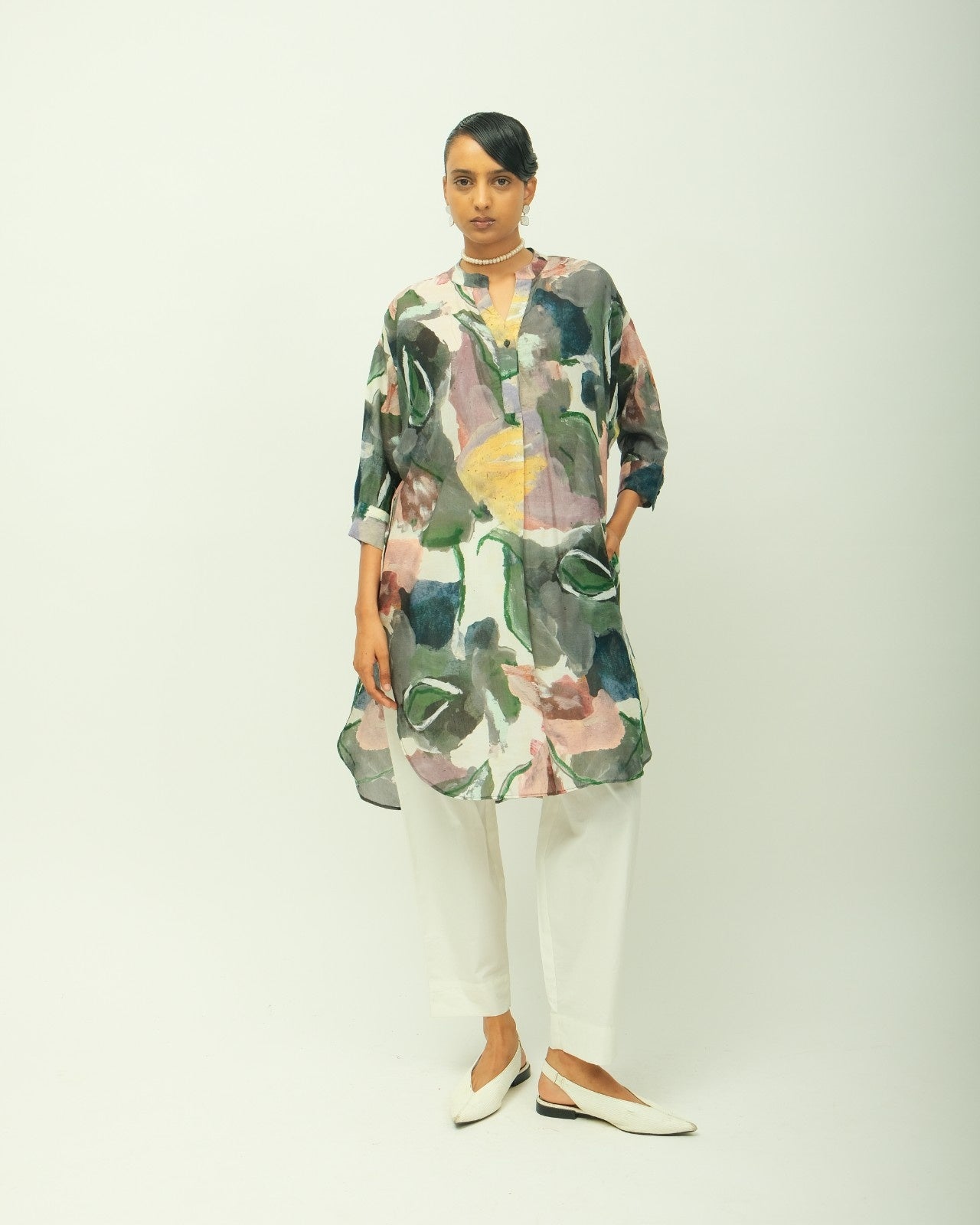 Moon Flower Kurta