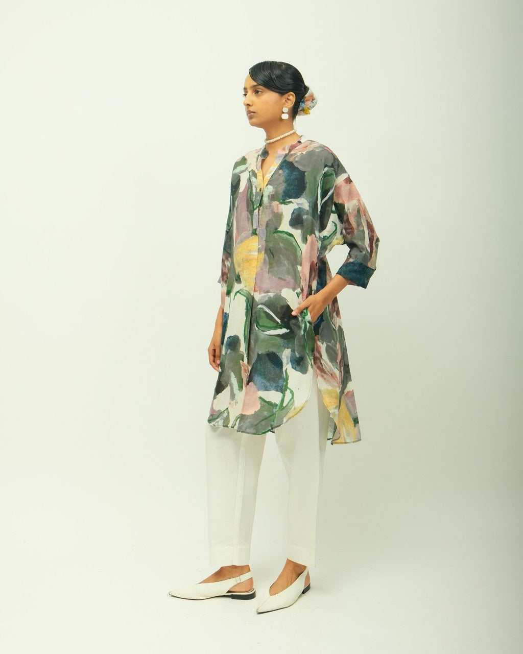 Moon Flower Kurta