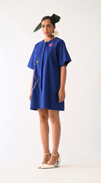 Botanica RB Aline Short Appliqué Dress