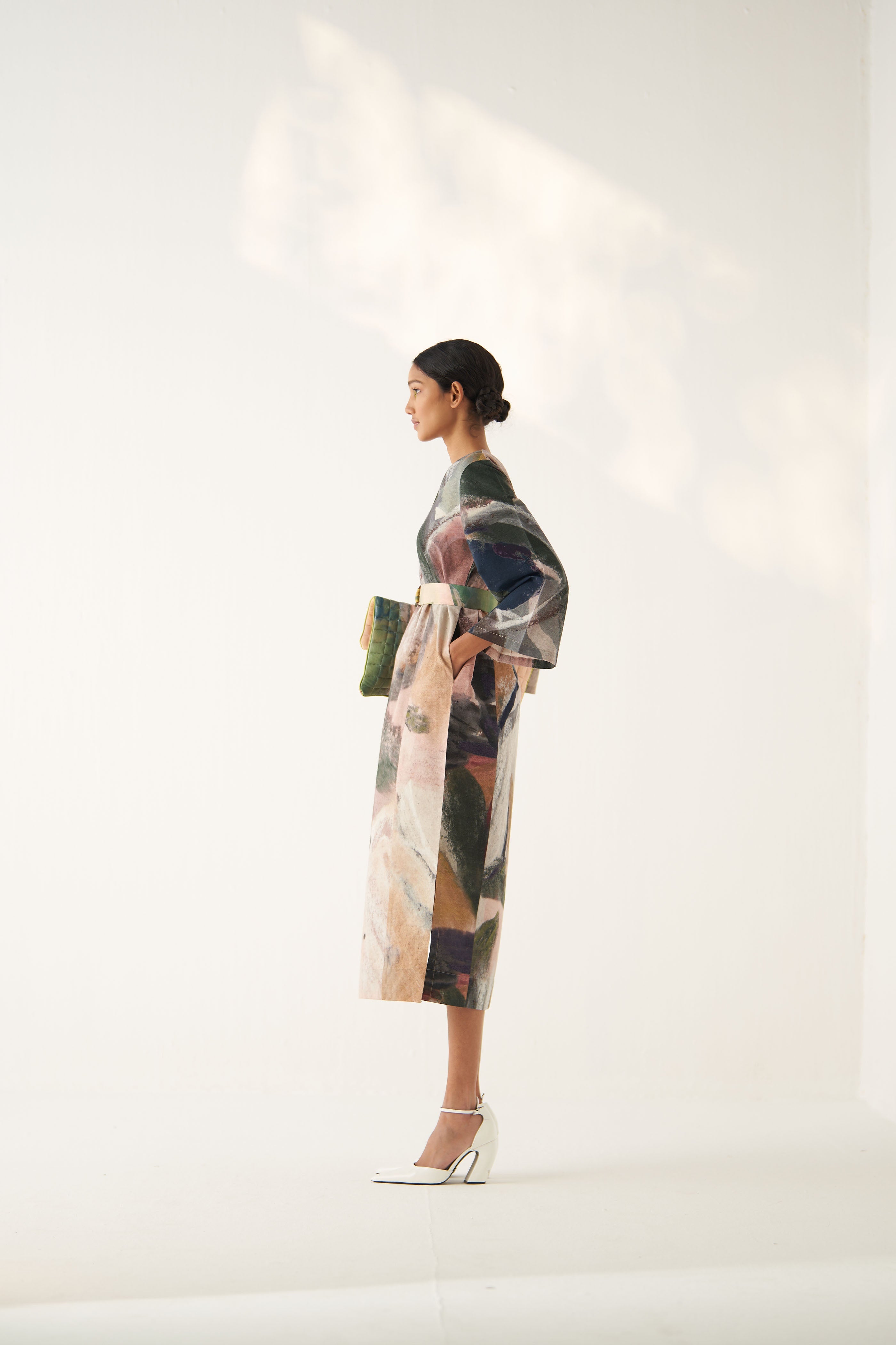 Wallflower Gathered Dresss  (Accessories are Separate)